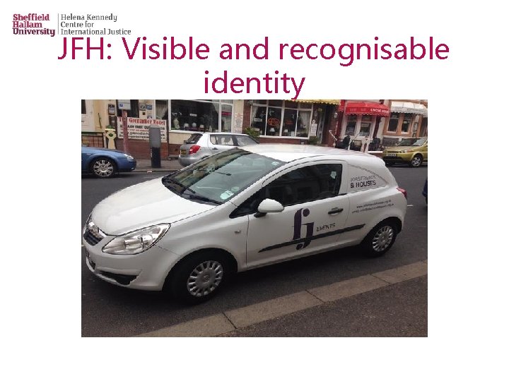 JFH: Visible and recognisable identity 