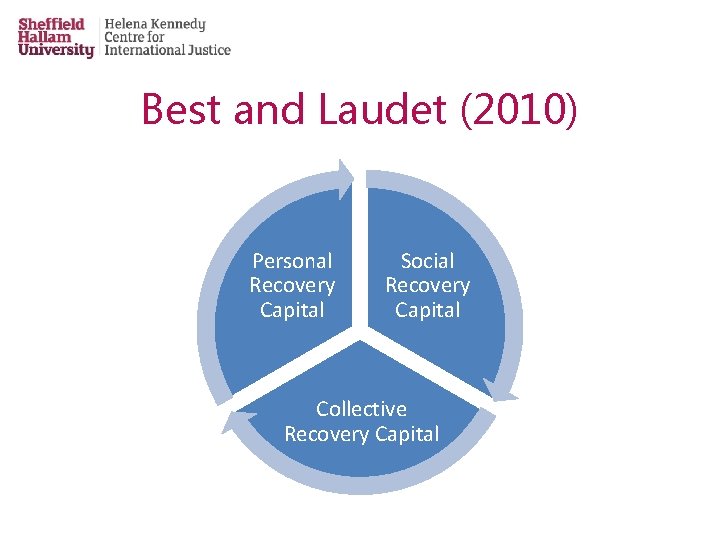 Best and Laudet (2010) Personal Recovery Capital Social Recovery Capital Collective Recovery Capital 