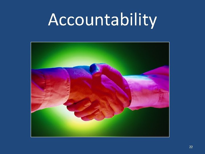 Accountability 22 