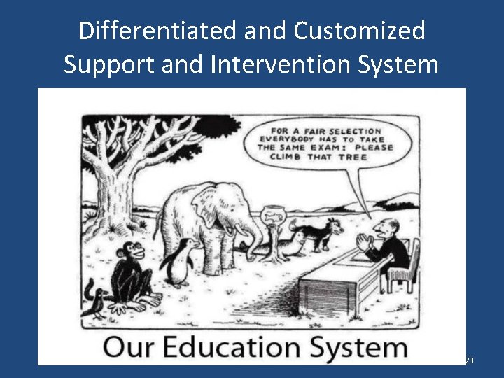 Differentiated and Customized Support and Intervention System 23 