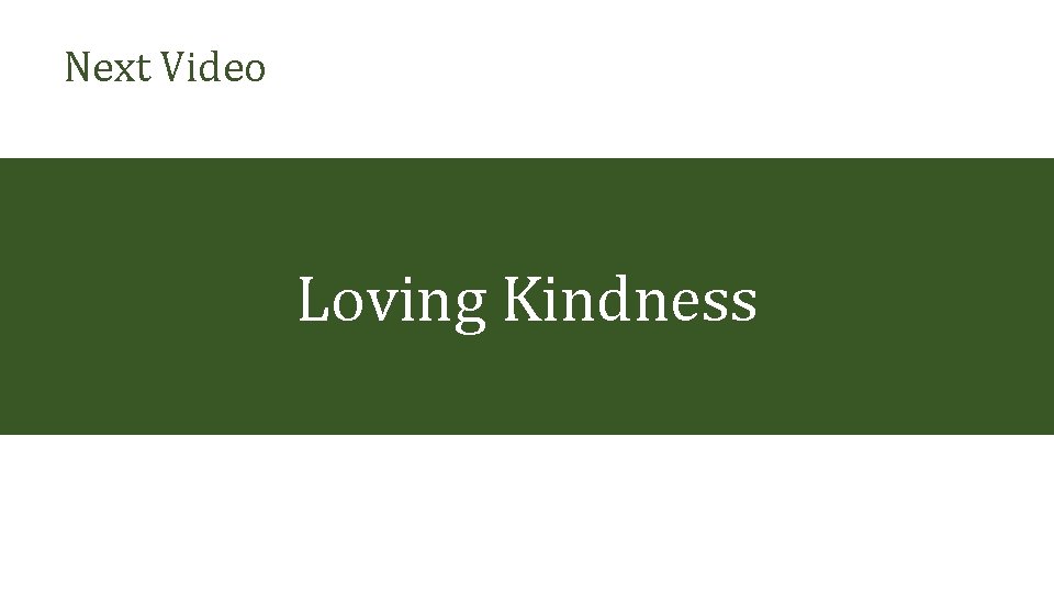 Next Video Loving Kindness 