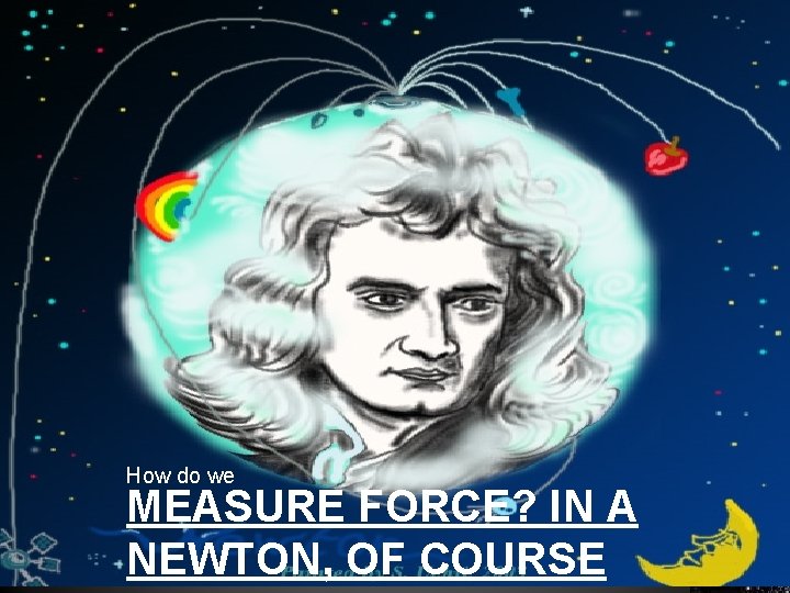 How do we MEASURE FORCE? IN A NEWTON, OF COURSE 