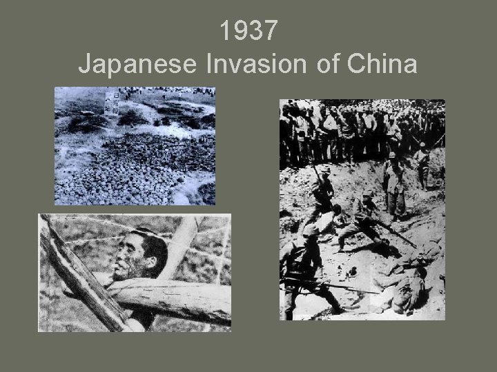 1937 Japanese Invasion of China 