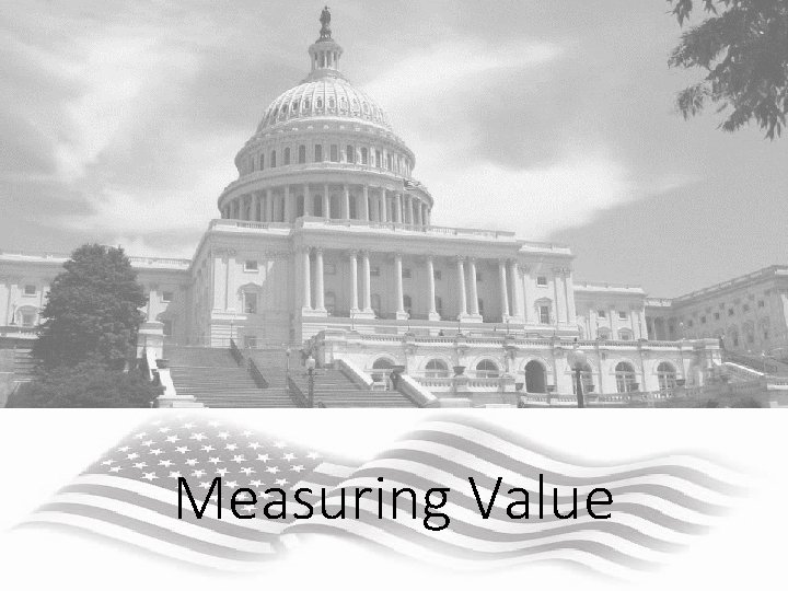 Measuring Value 