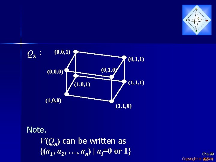 Q 3： (0, 0, 1) (0, 1, 0) (0, 0, 0) (1, 0, 1)