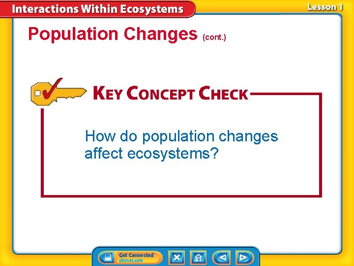 Population Changes (cont. ) How do population changes affect ecosystems? 