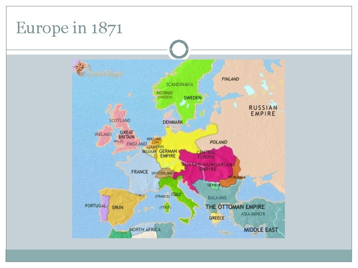 Europe in 1871 