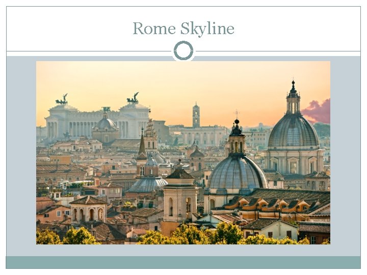 Rome Skyline 