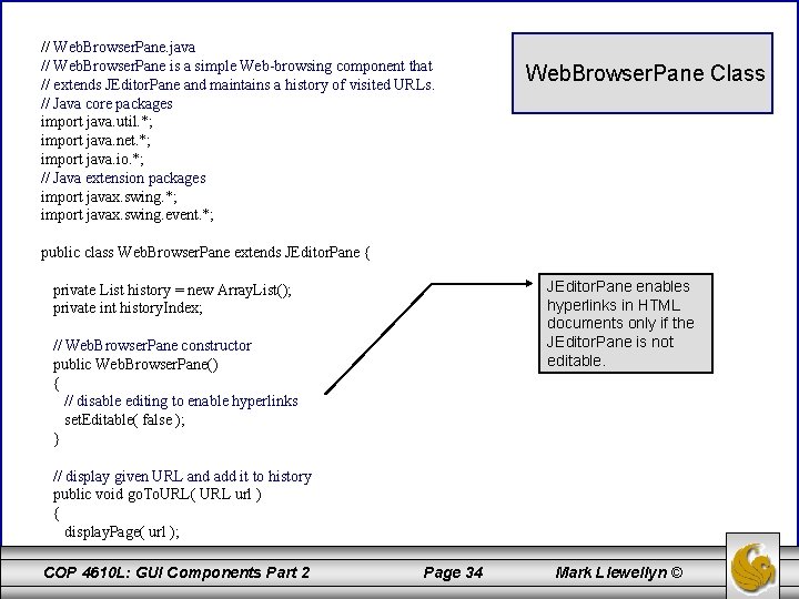 // Web. Browser. Pane. java // Web. Browser. Pane is a simple Web-browsing component