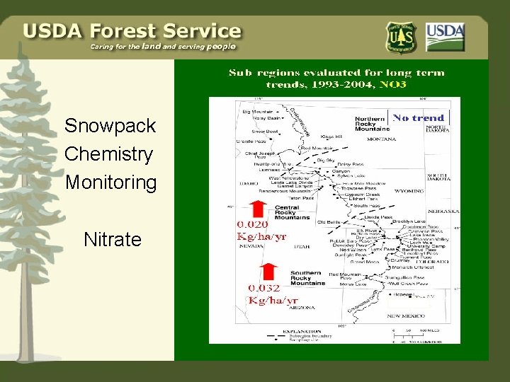 Snowpack Chemistry Monitoring Nitrate 