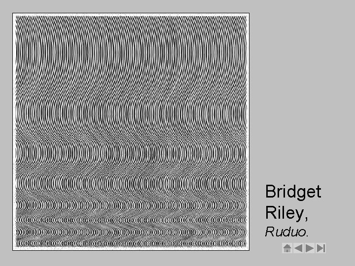 Bridget Riley, Ruduo. 
