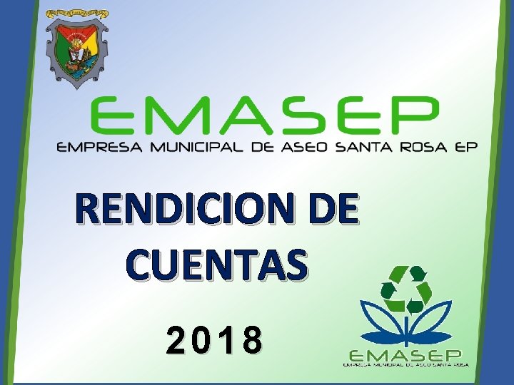 RENDICION DE CUENTAS 2018 