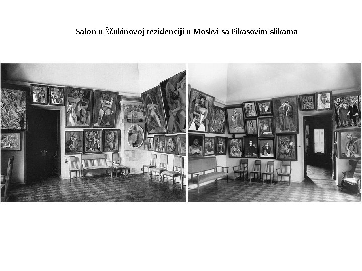 Salon u Ščukinovoj rezidenciji u Moskvi sa Pikasovim slikama 