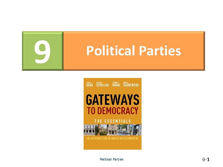 9 Political Parties 9 -1 