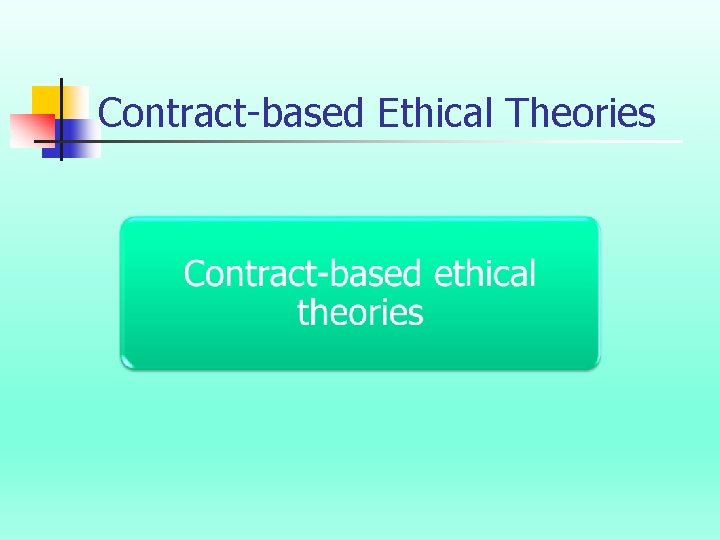 Contract-based Ethical Theories 