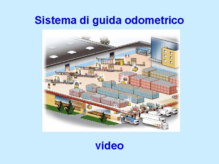 Sistema di guida odometrico video 