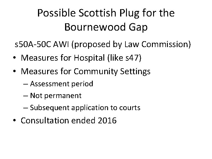 Possible Scottish Plug for the Bournewood Gap s 50 A-50 C AWI (proposed by