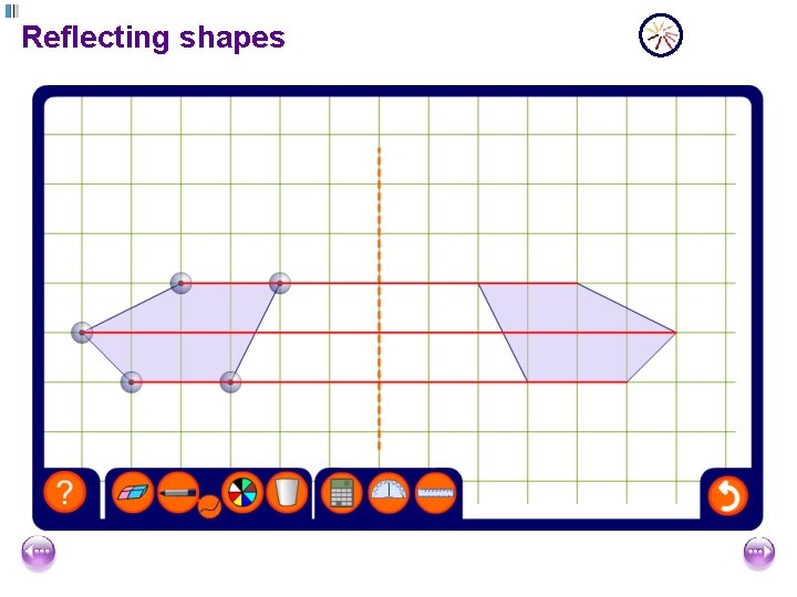Reflecting shapes 