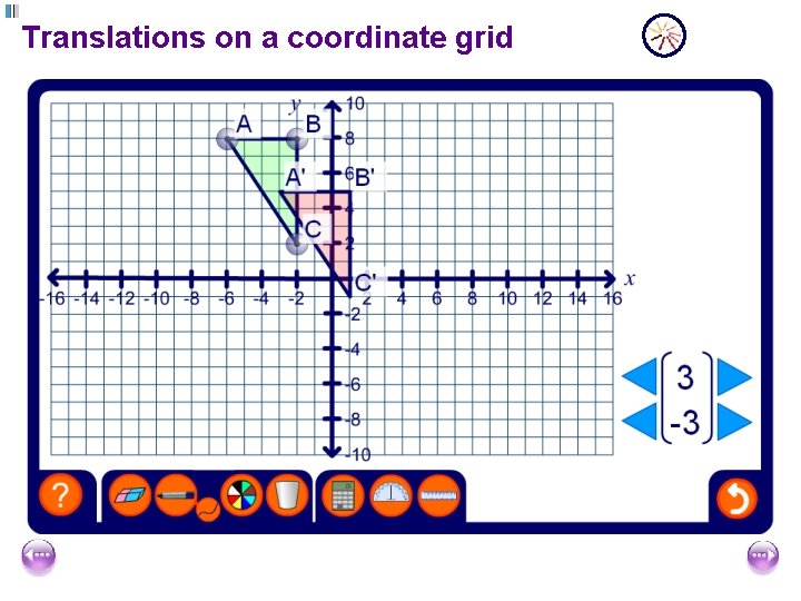 Translations on a coordinate grid 