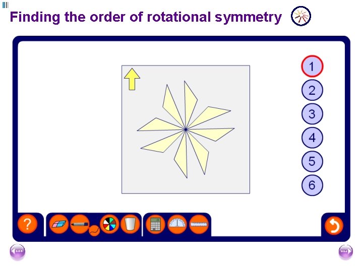Finding the order of rotational symmetry 