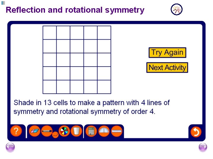 Reflection and rotational symmetry 