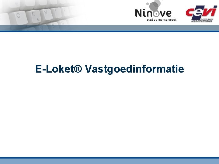 E-Loket® Vastgoedinformatie 