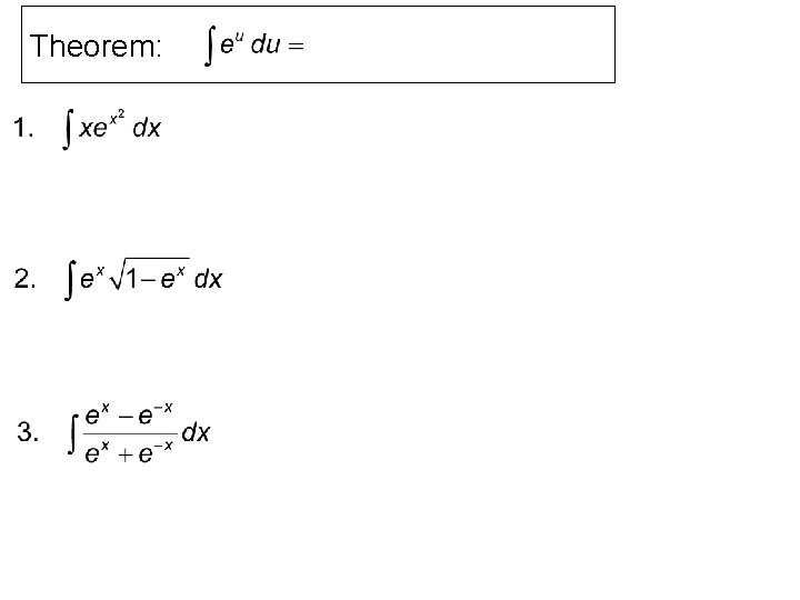 Theorem: 