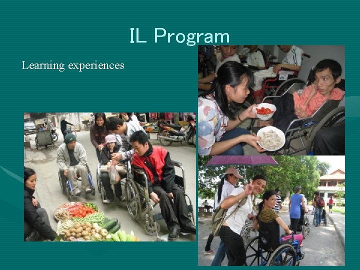 IL Program Learning experiences 