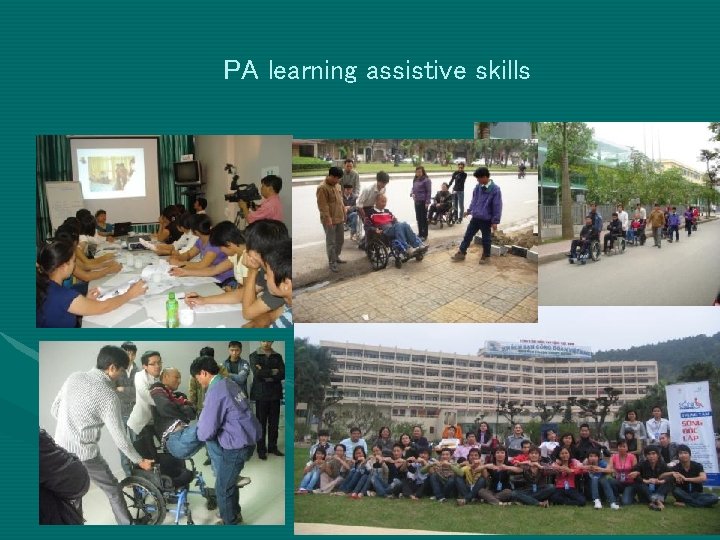 PA learning assistive skills 