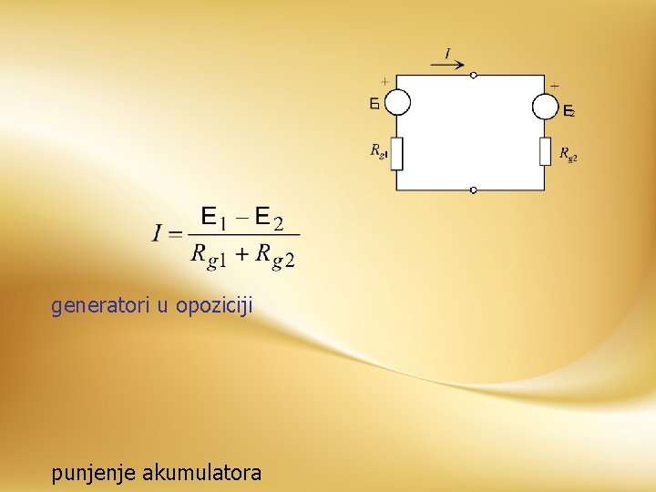 generatori u opoziciji punjenje akumulatora 