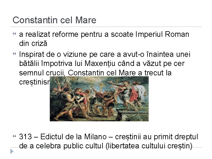 Constantin cel Mare a realizat reforme pentru a scoate Imperiul Roman din criză Inspirat