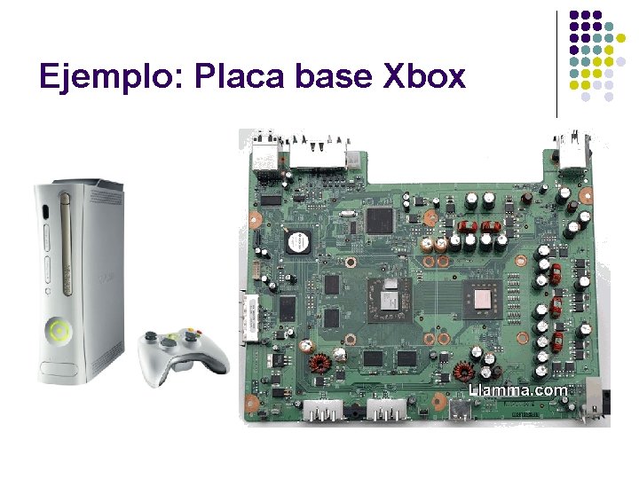 Ejemplo: Placa base Xbox 
