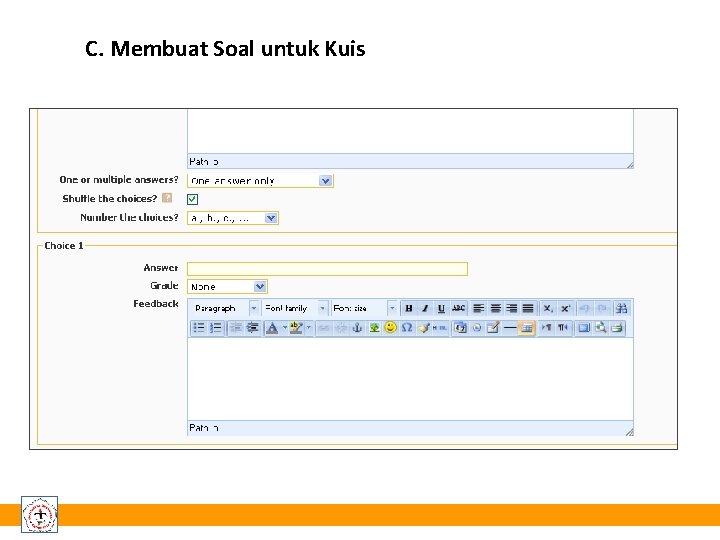 C. Membuat Soal untuk Kuis 