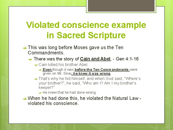 It all begins with Adam and Eve in