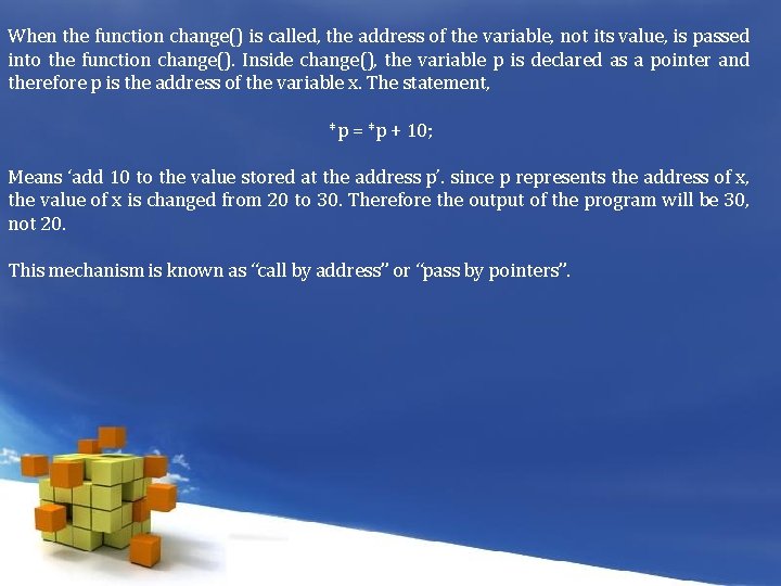 Unit1 Usage of Pointers Free Powerpoint Templates Maulik