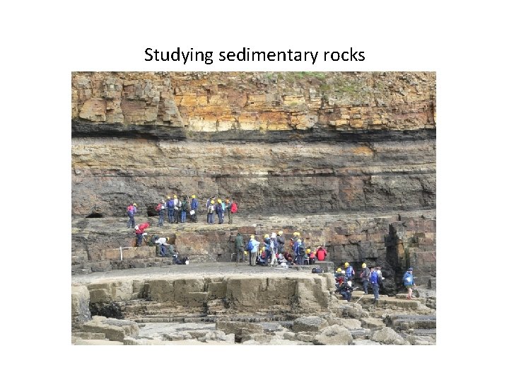 Studying sedimentary rocks 
