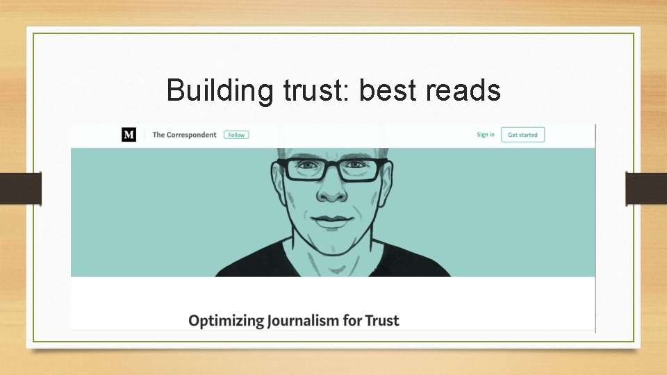 Building trust: best reads 