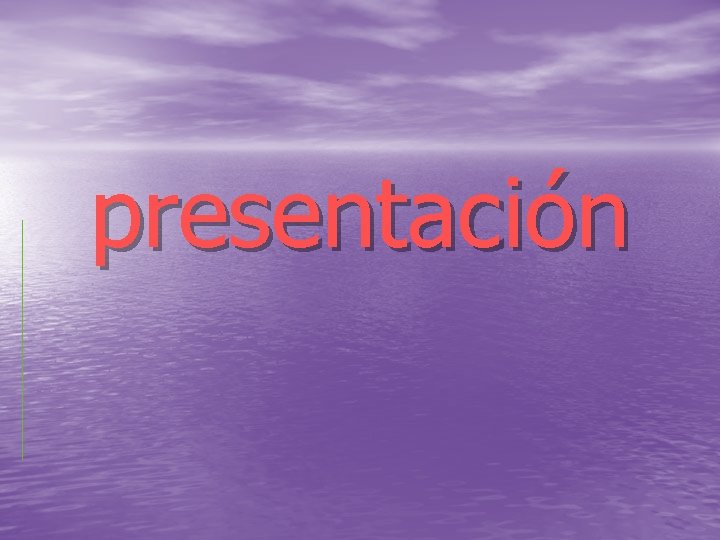 presentación 