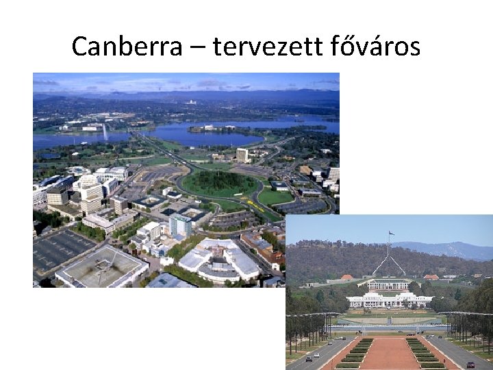 Canberra – tervezett főváros 