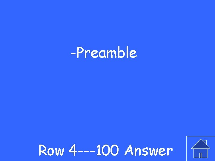 -Preamble Row 4 ---100 Answer 