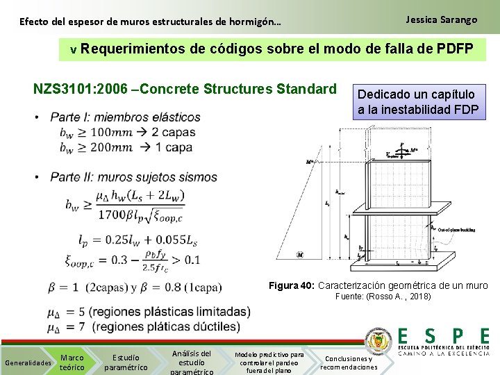 Jessica Sarango Efecto del espesor de muros estructurales de hormigón… v Requerimientos de códigos