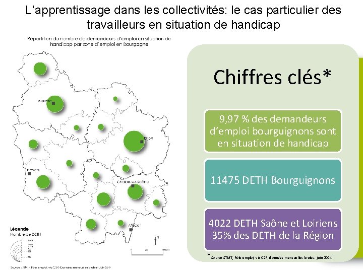 L’apprentissage dans les collectivités: le cas particulier des travailleurs en situation de handicap Chiffres