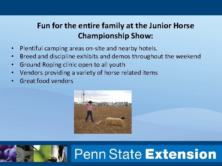 Fun for the entire family at the Junior Horse Championship Show: • • •