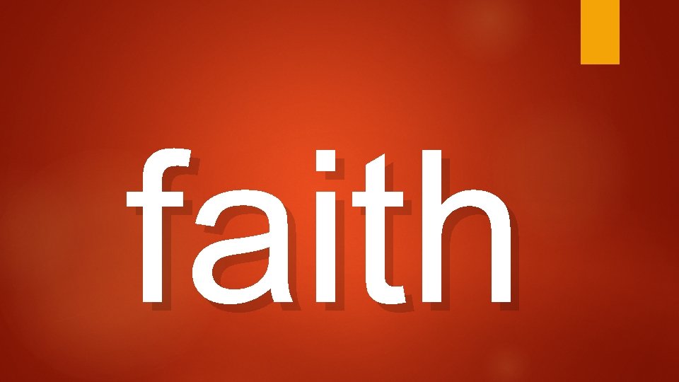 faith 