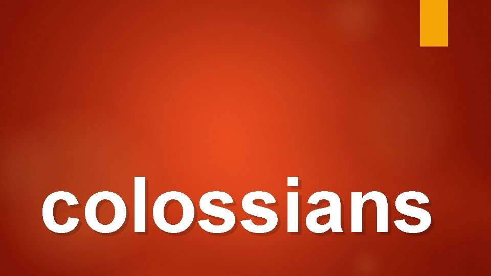 colossians 
