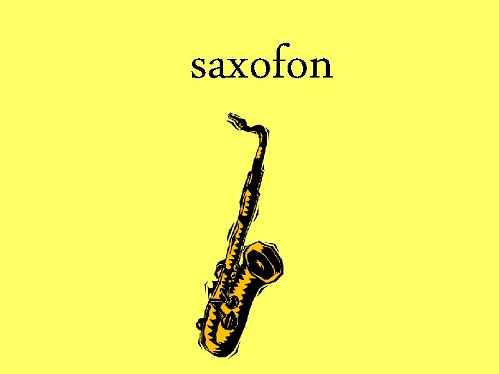saxofon 