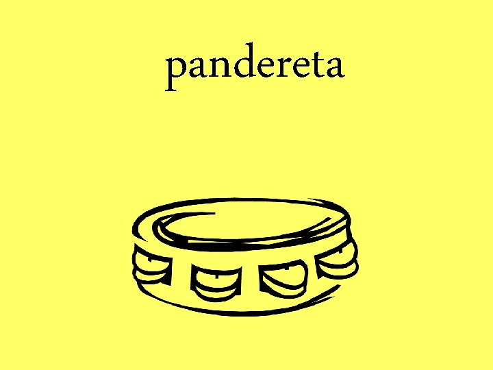 pandereta 