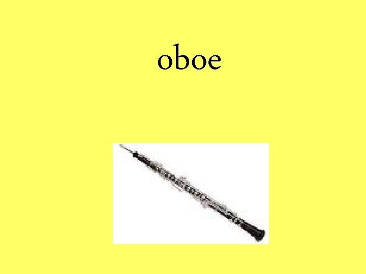 oboe 