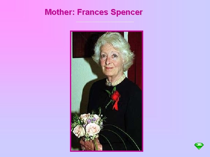 Mother: Frances Spencer 