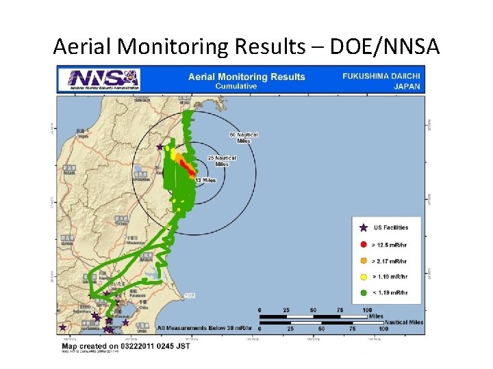 Aerial Monitoring Results – DOE/NNSA 